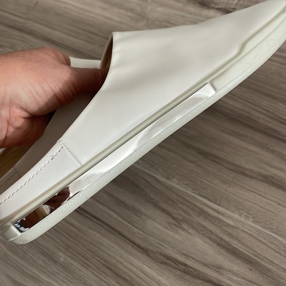 ECCO genuine white leather mules - Picture 10 of 12